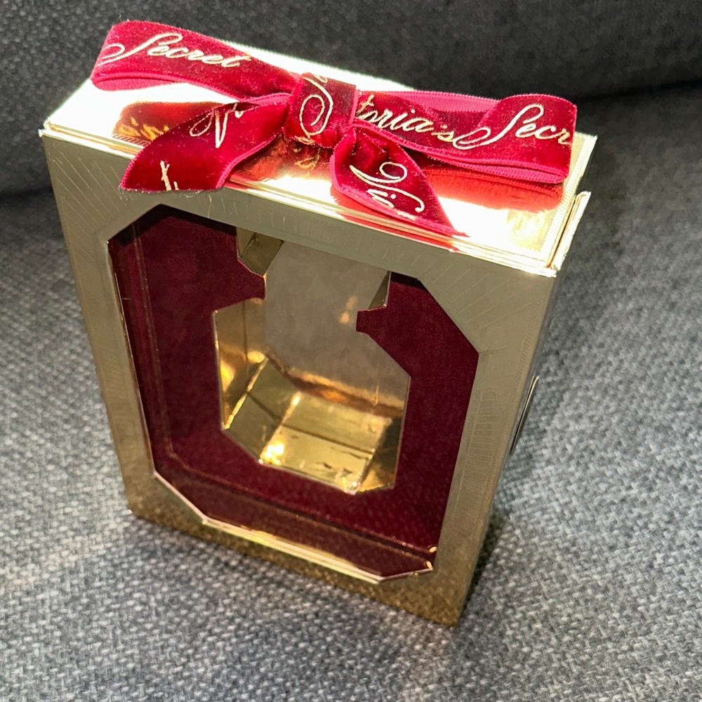 Victoria's Secret Gold Box with Red Bow